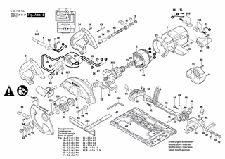 BOSCH Vorlegscheibe | Ersatzteile für GKS 65 GCE | 1619X04517