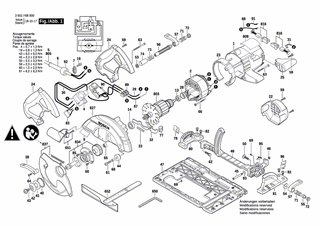 BOSCH Gehrungslineal | Ersatzteile für GKS 65 GCE | 1619X01612