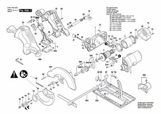 BOSCH Längsanschlag | Ersatzteile für GKS 18V-LI | 2610955166