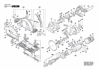 BOSCH Luftleitring | Ersatzteile für GKT13-225 BT | 2600290064