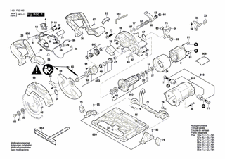BOSCH O-Ring | Ersatzteile für GKS 55+ GCE | F000640007