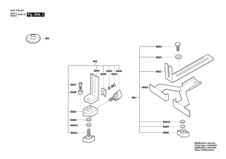 BOSCH Skala | Ersatzteile für GKF 550 | 1619PB3004