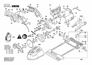 BOSCH Flügelschraube SCHWARZ | Ersatzteile für GKS 10,8 V-LI | 1619P01618