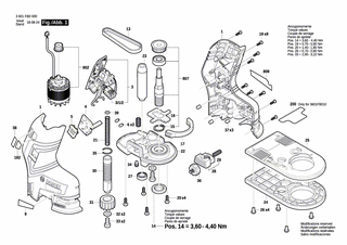 BOSCH Gewindestift | Ersatzteile für GKF 12V-8 | 1600A00JN2
