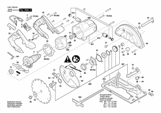 BOSCH Button | Ersatzteile für GKS 140 | 1600A014F6