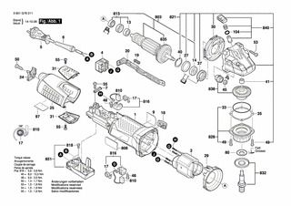 BOSCH Typschild | Ersatzteile für CSG15 | 160111A5F6