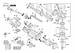 BOSCH Lagerflansch | Ersatzteile für GBR 15 CAG | 3607031753