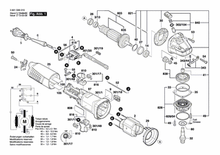 BOSCH Lagerflansch | Ersatzteile für AG40-85 | 1607000D6C