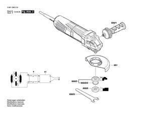 BOSCH Kohlebürstensatz | Ersatzteile für AG40-85PD | 1607000V37