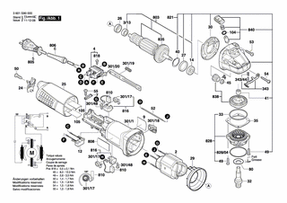 BOSCH Rillenkugellager 8x22x7 | Ersatzteile für GWS 11-125 | 1600905032