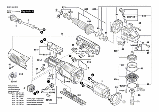 BOSCH Firmenschild AG50-11VSPD | Ersatzteile fr AG50-11VSPD | 1601118L19