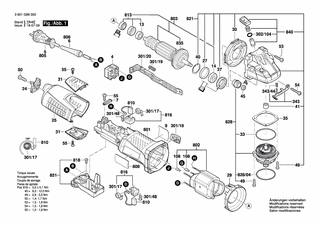 BOSCH Netzanschlussleitung | Ersatzteile für GWS 15-125 CIE | 1604460343
