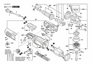 BOSCH Kohlebrstensatz | Ersatzteile fr AG60-125PD | 1607000V61