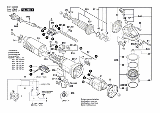 BOSCH Bürstenhalter | Ersatzteile für GWS 9-115 | 1607000V54