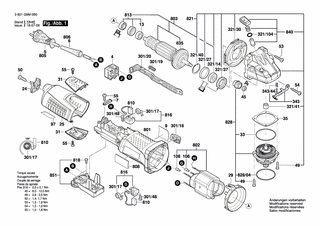 BOSCH Flachkopfschraube | Ersatzteile für GWS 17-125 INOX | 1607000V42