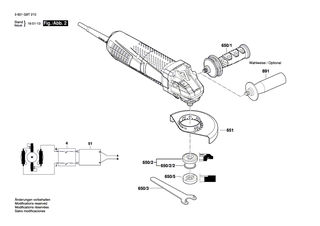 BOSCH Zusatzhandgriff M10 ANTI-VIBRATION | Ersatzteile f�r GWS 10-45 PD | 16020250A0