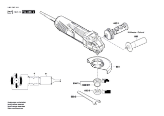 BOSCH Kohleb�rstensatz | Ersatzteile f�r GWS 10-45 P | 1607000V37