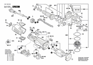 BOSCH Drehzahlregler | Ersatzteile für GWS 15-125 Inox | 1607000DA2