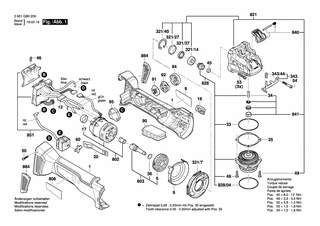 BOSCH Elektromotor | Ersatzteile für GWX 18V-10 C | 1607000CA4