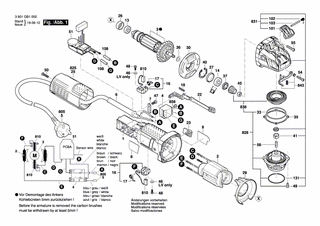 BOSCH Firmenschild GWX 9-115 S | Ersatzteile für GWX 9-115 S | 1619P14767