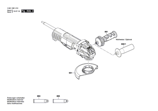 BOSCH Luftleitring | Ersatzteile f�r GWX10-45DE | 1619P10970