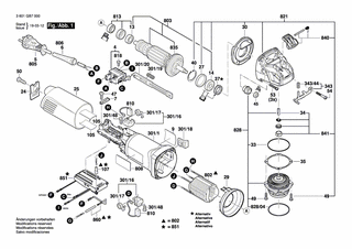 BOSCH Drehzahlregler 220-240V | Ersatzteile für GWX 14-125 | 1607233291