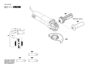 BOSCH Drehzahlregler 220-240V | Ersatzteile für GWX 14-125 | 1607233291