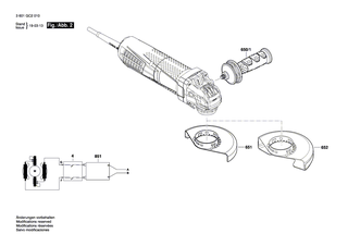 BOSCH Schalter | Ersatzteile f�r GWX13-60PD | 1607200256