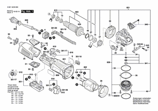 BOSCH Sechskantmutter M7, SW10 | Ersatzteile für GWX 19-125 S | 1603300016