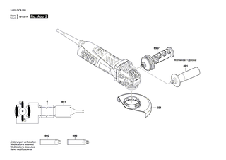 BOSCH Sechskantmutter M7, SW10 | Ersatzteile für GWX 19-125 S | 1603300016