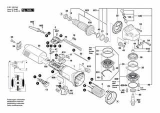 BOSCH Luftleitring | Ersatzteile für GWS 8-115 | 1600591025