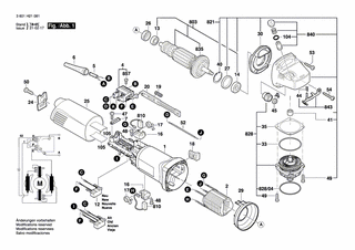 BOSCH Sicherungsbügel | Ersatzteile für GWS 10-125 | 1600119011