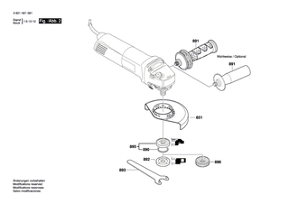 BOSCH Anker Mit Lüfter 230V | Ersatzteile für GWS 10-125 | 1604010A20