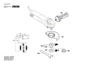BOSCH Kohleb�rstensatz | Ersatzteile f�r GWS 1200 C | 1607014176