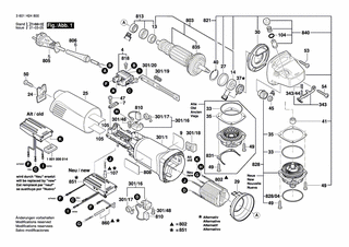 BOSCH Schaltergriff | Ersatzteile für GWS 1400 | 1602026088