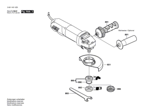 BOSCH Dichtscheibe | Ersatzteile f�r GWS 8-115 Z | 3600150021