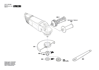 BOSCH Netzanschlussleitung EU 4,15m 2 x 1,0mm H07 RN-F | Ersatzteile f�r GWS 20-230 JH | 1607000227