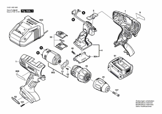 BOSCH Planetengetriebe | Ersatzteile für GSR 14,4 V-LI | 2606200262