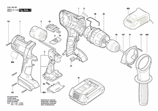 BOSCH Clip | Ersatzteile für GSR 18 VE-2-LI | 2609110537