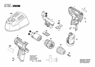 BOSCH Gleichstrommotor 10,8V - 12V | Ersatzteile für GSR 10,8-2-LI | 2609199258