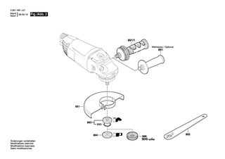 BOSCH Rillenkugellager | Ersatzteile f�r GWS 230 H | 1600905028