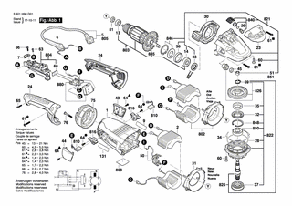 BOSCH Schutzhaube | Ersatzteile für GWS 22-180 LVI | 1600A01R95