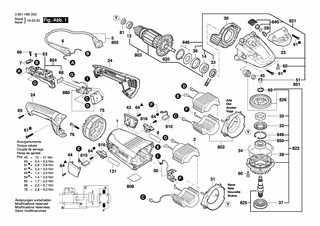 BOSCH Sicherungsbügel | Ersatzteile für GWS 22-230 LVI | 1600119010