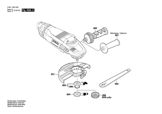 BOSCH Filzring | Ersatzteile für GWS 22-230 LVI | 1600205034