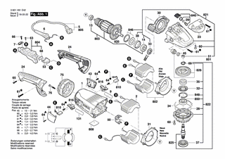 BOSCH Bundschraube | Ersatzteile für GWS 24-180 LV | 1603414025