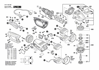 BOSCH Firmenschild | Ersatzteile für GWS 24-180 LV | 160111C283