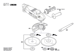 BOSCH Motorgeh�use BLAU | Ersatzteile f�r GWS 24-180 LVI | 1605108264
