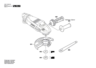 BOSCH Aufnahmeflansch 5/8-FL+B | Ersatzteile fr 1994-6D | 3603340501