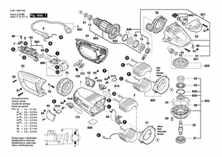 BOSCH Luftverteiler | Ersatzteile für GWS 24-230 LVI | 1600591041