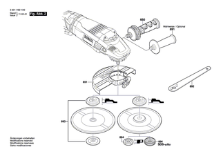 BOSCH Luftverteiler | Ersatzteile für GWS 24-230 LVI | 1600591041